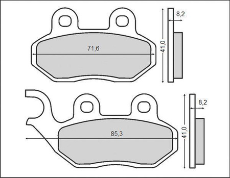 Klocki hamulcowe kh264 (ft 3099)