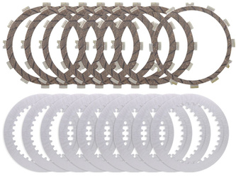 TARCZE, PRZEKŁADKI SPRZĘGŁOWE (KOMPLET) KAWASAKI KX 250 F (KXF250) KX 250 X '21-'24