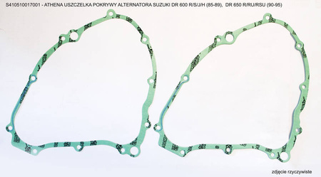Athena uszczelka pokrywy alternatora suzuki dr 600 r/s/j/h '85-'89, dr 650 r/ru/rsu '90-'95