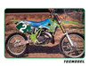 Komplet naklejek (oklein) kawasaki kx 125/250 '94-'98 replica team kawasaki 1996