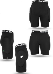 spodenki z ochraniaczami reborn mv6 kolor czarny rozmiar l