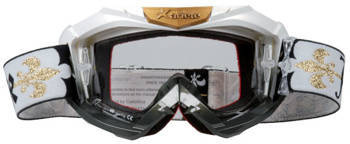 gogle prestige kolor biały/złoty - stara cena 279,-