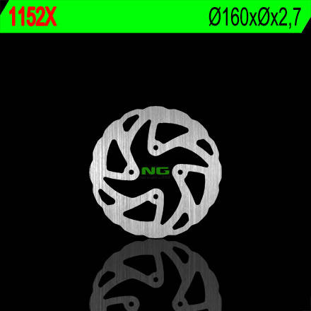 Tarcza hamulcowa tył beta 125/200/250/290/300 trial (160x-x2,5) wave