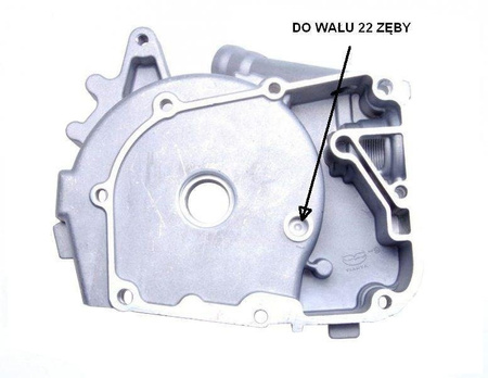 Dekiel karter prawy silnika 4T wlew oleju GY6-50