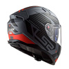 Kask LS2 FF811 Vector II Splitter Mat Tit Red