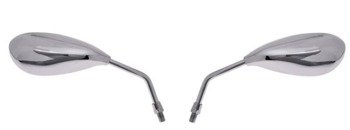 Lusterka motocyklowe z gwintem M10 chromowane