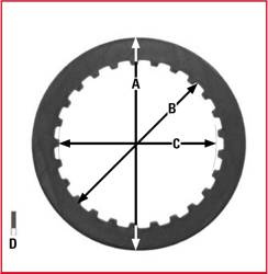 Trw lucas przekładki tarcz sprzęgłowych kawasaki  zzr 500 / 600 90-05,