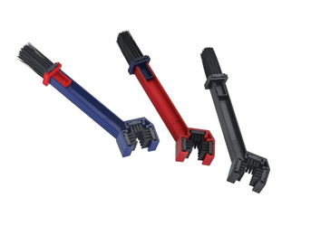 Szczotka do czyszczenia łańcuch a kolor czerwony