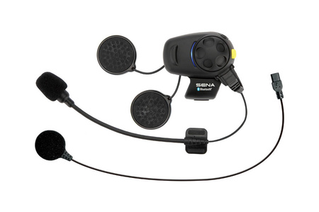 Interkom motocyklowy smh5fm bluetooth 3.0 do 700m z radiem fm oraz uniwersalnym zestawem mikrofonów (1 zestaw) (el) - zastępuje smh5-fm-univ