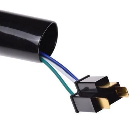 Reflektor motocyklowy 5 1/2" H4 12V Chrom