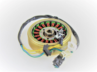 Stojan alternatora kompletny z kołem magnesowym suzuki gn 125 gn125000022