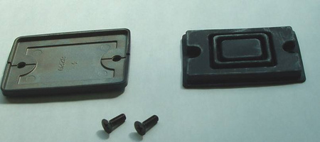 Pokrywa i uszczelka zbiorniczka hamulcowego kawasaki zzr 600/1100, zr 1100, gpz 500 