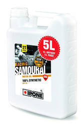 Ipone samourai racing 2t olej do mieszanki 100% syntetyk 5l ester truskawka - promocja 4+1 (akc) (4)