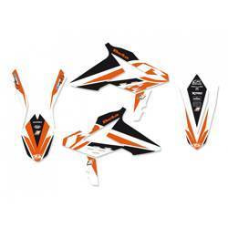 Komplet naklejek (oklein) beta rr 2t/4t '13-'17, dream 4 kolor pomarańczowy/czarny/biały
