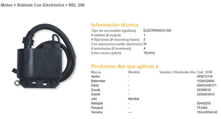 Dze cewkomoduł aprilia rs/rx50, mbk x-limit 50, rieju 50, yamaha dt50