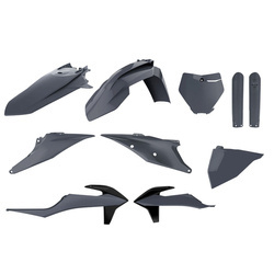 Komplet plastików ktm sx/sx-f '19-'22 w zestawie tablica przednia (8666400007) i osłony amortyzatorów (8398600011) kolor szary nardo grey