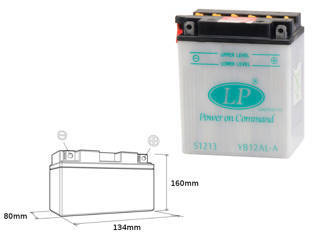 Landport akumulator yb12al-a 12v 12ah 135x81x161 (gb12ala) obsługowy - bez elektrolitu (5)