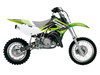 Komplet naklejek (oklein) kawasaki kx65 '00-'23 dream 4 kolor zielony/ czarny