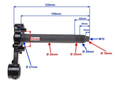 Półka widelca do Suzuki Gn125