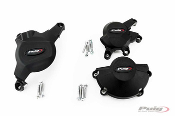Pokrywy Dekli Silnika Puig Do Honda Cbr600rr 07-16 Czarne