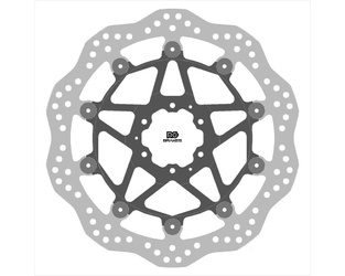 TARCZA HAMULCOWA PRZÓD HONDA XL 750 TRANSALP '23, (310X62X4,5MM) (6X6,25MM) WAVE (ŚRODEK ALUMINIOWY)