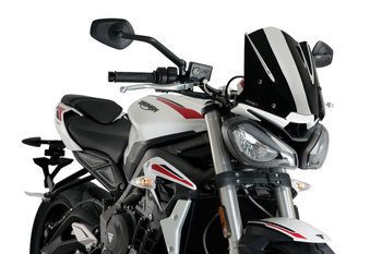 Szyba Owiewka Puig Do Triumph Street Triple R / Rs / S 20-22 Czarna