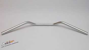 Kierownica aluminiowa street (22,2mm) niska kolor srebrny