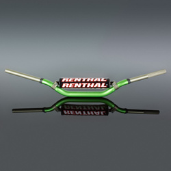 Kierownica 1,1/8 cala (28,6mm) mx twinwall 998 handlebar green reed / windham padded kolor zielony z gąbką