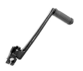 DŹWIGNIA STARTERA (KOPKA / KIKSTARTER) SUZUKI DS 80 '78-'99, JR 80 '01-'04, RM 80 '78-'80 (OEM: 26300-26420; 26300-46401 (STALOWA) KOLOR CZARNY