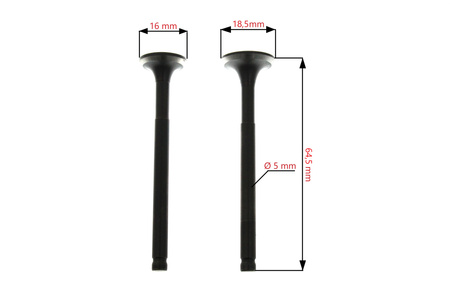 Głowica Kompletna Do Cylindra Gy6 4t 50ccm 47mm (Standardowe Zawory) Power Force