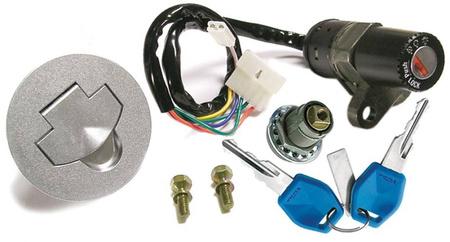 stacyjka + korek+ zamek aprilia europa 50 '90-'93, af1 futura 125 '90-'92 (6522)