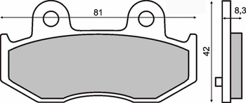 Klocki Hamulcowe Rms Burgman 01-06