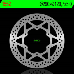 Tarcza hamulcowa przód suzuki gw 250 inazuma 12-17 (290x120,7x5,0mm) (6x8,5mm)