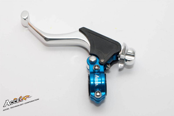 uchwyt dźwigni sprzęgła kompletny uniwersalny (kuty) kolor niebieski (cl-01bl)