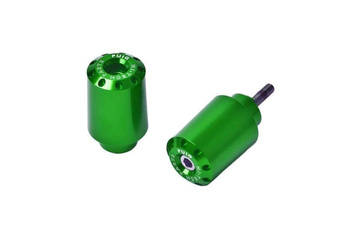 Ciężarki / końcówki kierownicy długie puig do kawasaki zx-10r 16-22 zielone