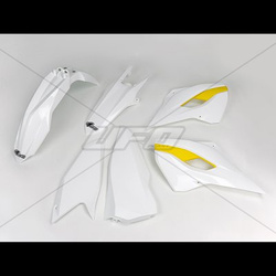 Komplet plastików husqvarna te/fe 125/250/300/350/450 '15 kolor oem '15 (biały/żółty) (hu615e999)