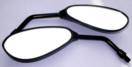 Lusterka motocyklowe M10 carbon czarny Mat