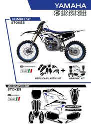 Komplet plastików plukomplet naklejek (oklein) yamaha yzf 250 '19-'22