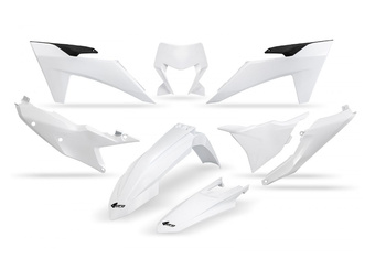 Komplet Plastików Ktm Exc 150 / 250 / 300 Tbi '24-'25, Exc-F 250 / 350 / 450 / 500 '24-'25 Kolor Biały