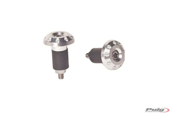 Końcówki Kierownicy/ Obciążniki Uniwersalne Wyścigowe Puig Srebrne