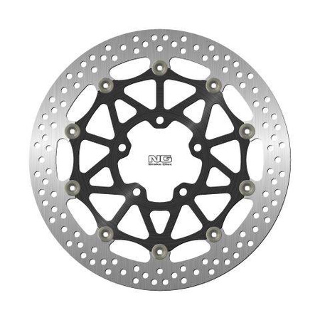 Tarcza hamulcowa przód kawasaki zx-100r/rr '17-21 (330x80,5x5mm) (5x10,5mm) pływająca (środaluminiowy)