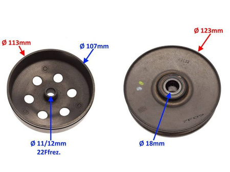 Sprzęgło tył do Tgb