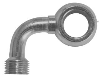 Końcówka przewodu hamulcowego hom. Średnica 10mm (90° w bok ) stal nierdzewna