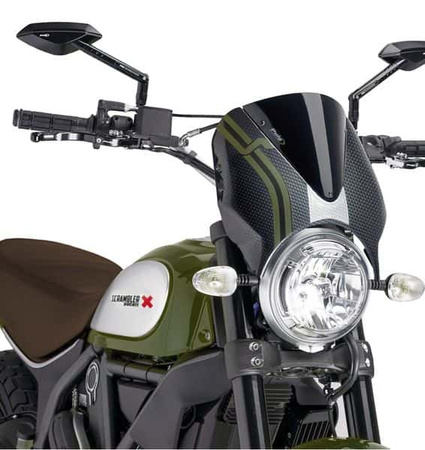 Szyba Retrovision Puig Do Ducati Scrambler Icon 15-17 Czarna