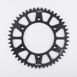 Zębatka tylna aluminiowa (ergal) 289 50 honda cr 125r '83-08, beta rr 2t enduro 250 '13-20 (łańc. 520) (28950jt) kolor czarny