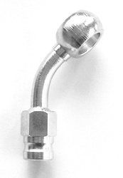 Końcówka przewodu hamulcowego kompletna średnica 10mm kąt 45°