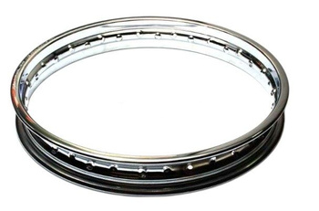 OBRĘKOŁA PRZEDNIEGO (FELGA) CHROM 19" X 1.85" (40 OTWORÓW) HONDA CB 500, CB 750 K (OEM: 44701-405-771) (MADE IN JAPAN)