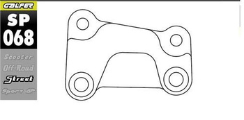 ADAPTER TARCZY HAMULCOWEJ 320MM HARLEY DAVIDSON LEWA STRONA (HD LEFT SIDE)