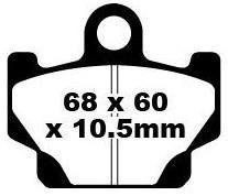 KLOCKI HAMULCOWE DO MOTOCYKLI YAMAHA EBC FA081