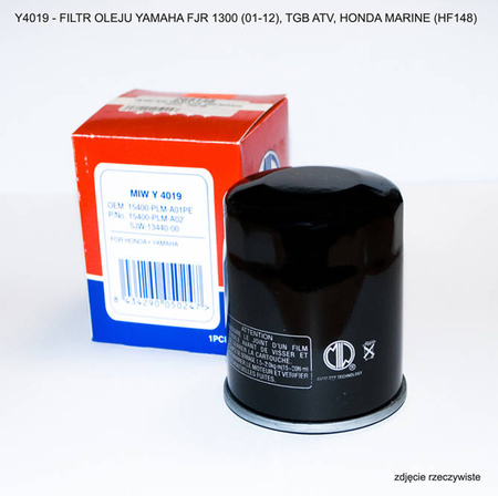 Filtr oleju yamaha f1300 (01-12), tgb atv, honda marine (hf148) (50)